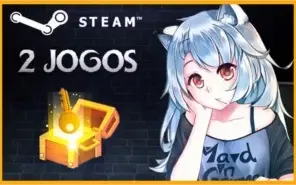 2 Jogos PREMIUM Steam Key aleatória de até 50 Reais