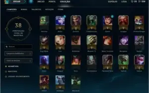 CONTA COM 24 CAMPEOES ( MAIN ADC ) LVL 27