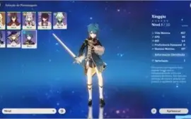 GENSHIN IMPACT - PERSONAGENS E ARMAS 4 ESTRELAS !