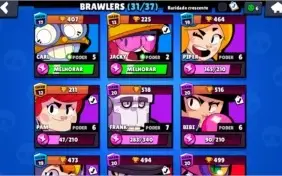 Conta De Brawl Stars, com 14,5k de troféus