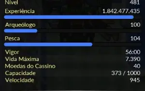 Vendo conta volcanic no Wind lvl 480+