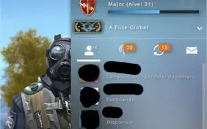 CONTA CS:GO + MEDALHAS + GLOBAL