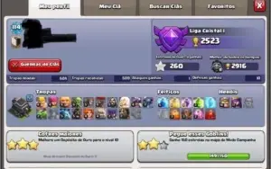 Conta Clash of Clans e Clash Royale, bem evoluídas!