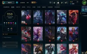 Conta Lol Diamante 2, Full Acesso, Full Champions 250 Skins
