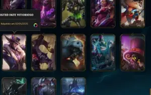 Conta com mais de 100 skins e elo prata