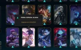 Conta com mais de 100 skins e elo prata