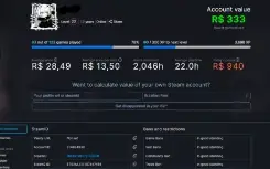 Conta Steam 7 anos (CSGO Prime, R6, Hades, PUBG e muitomais)