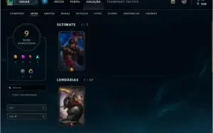 Conta League of Legends - Platina IV