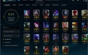 Conta League of Legends - Platina IV