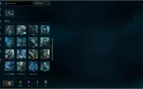 CONTA GOLD 3 , 251 SKINS, 127 CHAMPS