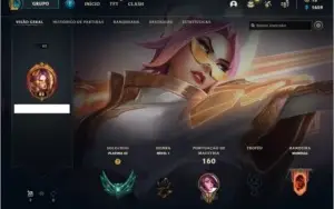 Conta Lv. 82/36 Skins/56 Campeões/Platina 3/ Fiora Prestígio