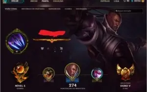 Conta de lol todos os champions e muitas skins