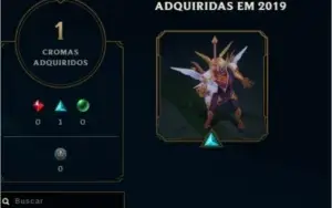 CONTA LOL: COM 25 SKINS - 69 CHAMPIONS - BORDA GOLD