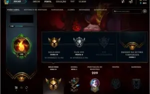 CONTA LOL: COM 25 SKINS - 69 CHAMPIONS - BORDA GOLD