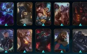 conta lol muitas skins