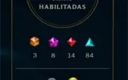conta lol muitas skins