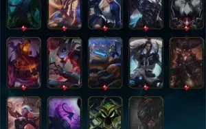 conta lol muitas skins