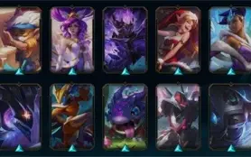 conta lol muitas skins