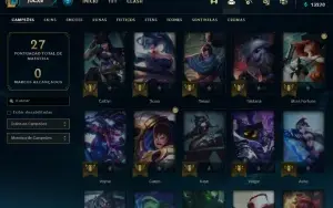 Conta PLATINA 4 | 75% Win - Lol (League Of Legends) Elomoon