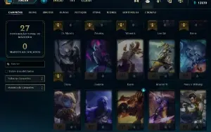 Conta PLATINA 4 | 75% Win - Lol (League Of Legends) Elomoon