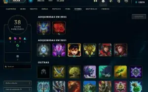 Conta PLATINA 4 | 75% Win - Lol (League Of Legends) Elomoon