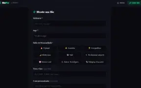 [Bio Pro Gamer] – Gerador de Bio Profissional para Free Fire
