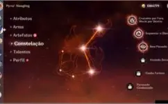 AR49 XIAO+QIQI+MONA+VENTI+HARPA CELESTIAL+12 CHAR CONST.
