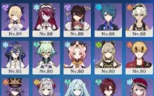 Genshin Ar60- 66 Personagens(26 T5) Garantido* + 14 Armas T5