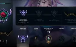 Conta lol Diamante 4