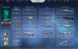 CONTA VALORANT C/ SKINS BARATA 2 FACAS