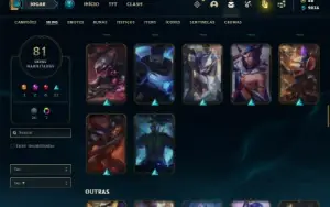 Conta bronze 2 com 150 Champs e 81 Skins