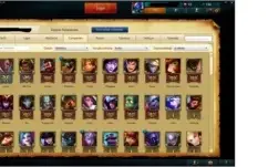 Conta de League of Legends Gold, 107 campeoes e 39 skins