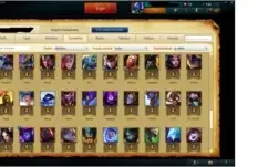 Conta de League of Legends Gold, 107 campeoes e 39 skins