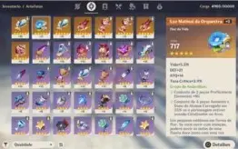 Conta AR37 com Klee + qiqi + fischl c1 + barbara c3