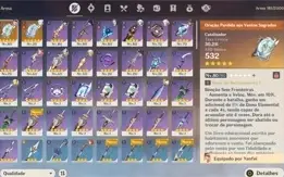 AR 53 Xiao, Rainden, Kokomi e Mona + 4 Estrelas