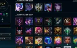 conta league of legends lvl 270