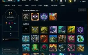Conta FERRO 4 - Smurf LOL (league of legends) ELOMOON