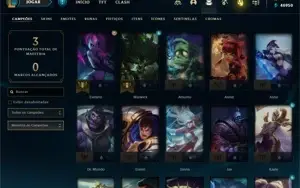 Conta FERRO 4 - Smurf LOL (league of legends) ELOMOON