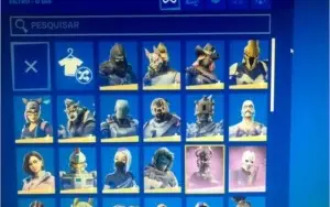 Conta Fortnite com varias skins