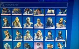 Conta Fortnite com varias skins