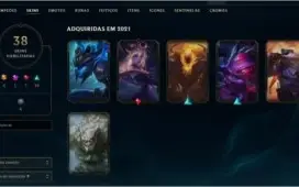 Vendo conta Ouro 4 + 38 skins LOL