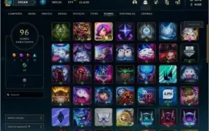 Conta com skins+ 40 campeão