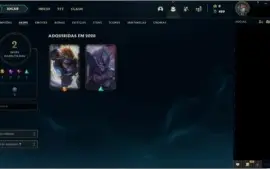 Combo de  2 contas lol platina