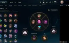 Combo de  2 contas lol platina