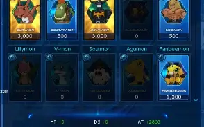 Conta LADMO Alphamon Mid Game Com Darknes Bagra E True Vice