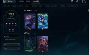 CONTA LOL DIAMOND COMPLETA (OPORTUNIDADE)