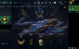 Conta LOL Ouro Todos os campeões + 280 SKINS MMR DIAMANTE