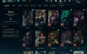 CONTA LOL - LVL 154 - 132 Champions - 59 Skins - FULL ACESSO