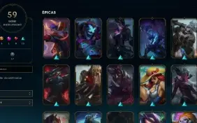 CONTA LOL - LVL 154 - 132 Champions - 59 Skins - FULL ACESSO