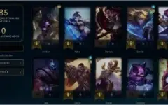Conta lol Ouro 4 (email não verificado)
